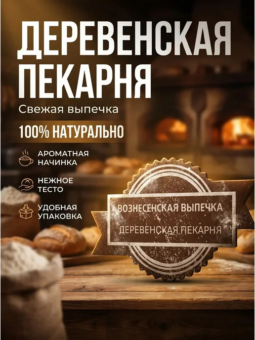 булочка ВОЗНЕСЕНСКАЯ ВЫПЕЧКА с шоколадной начинкой, 16 штук, вариант, фото 2