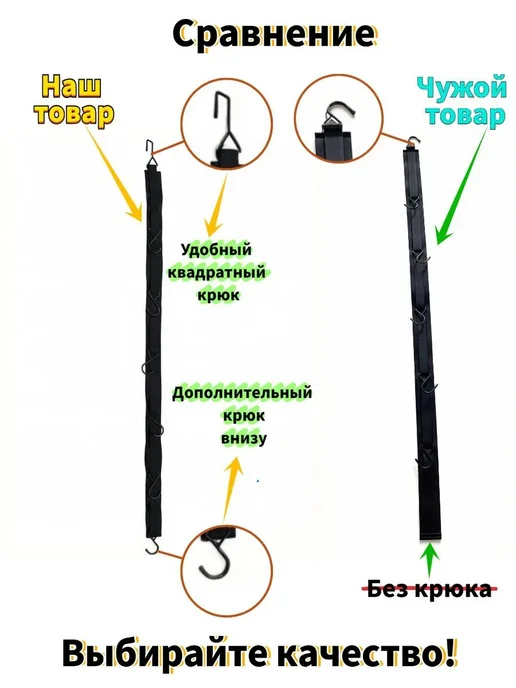 Вешалка для сушки хоккейной формы из нейлона, вариант, фото 3