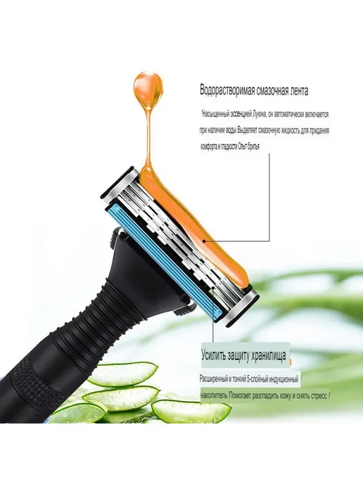 Сменные кассеты для бритвы Gillette Sensor3, 6 шт, 6 шт, фото 4