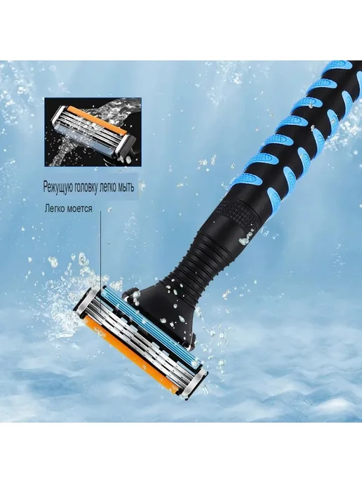 Сменные кассеты для бритвы Gillette Sensor3, 6 шт, 6 шт, фото 5