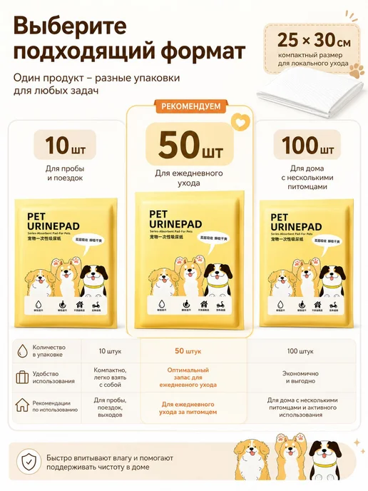 Впитывающая бумага для лотка и туалета животных, одноразовые, вариант, фото 7