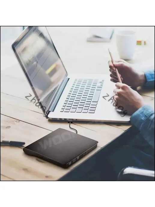 Внешний DVD-RW CD-плеер с USB 3.0 для ПК и Mac, вариант, фото 8