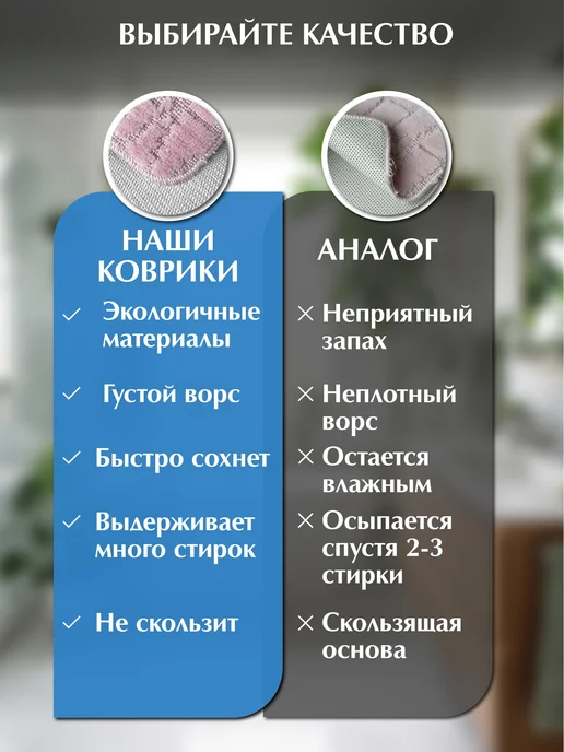 Коврик для ванной и туалета SHAHINTEX PP противоскользящий с, коричневый, фото 6