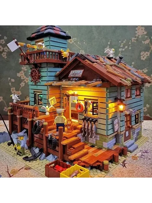 Строительные блоки Рыбацкий домик, вариант, фото 2