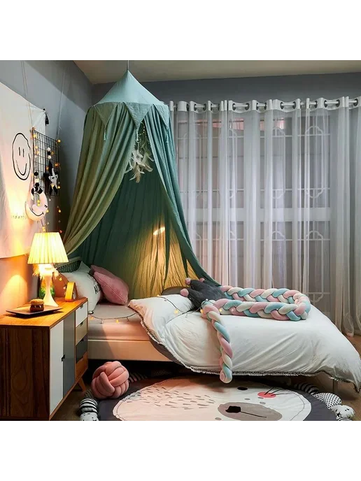 Балдахин для детской кроватки, 400×250 см, полиэстер, 400x250 см, фото 5