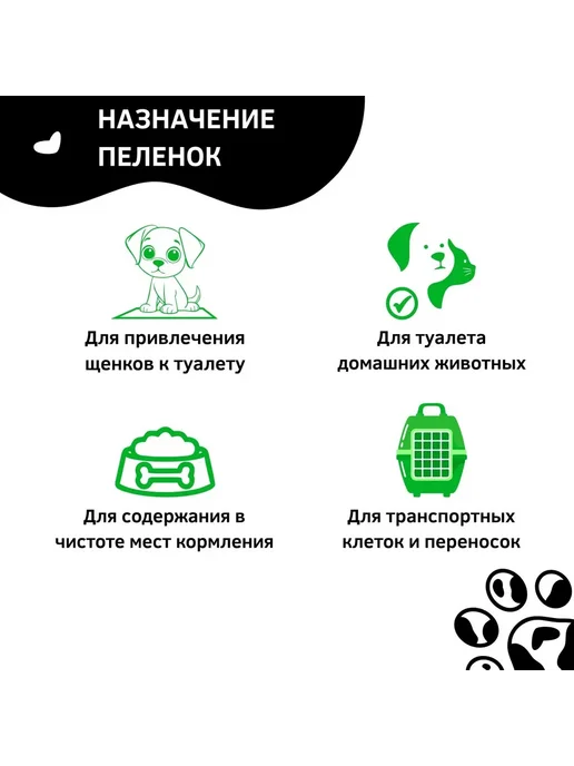 WC IN BLACK EDITION Пеленка-туалет 60*40 для животных с, 60x40, фото 7