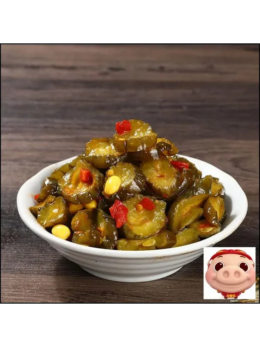 Маринованные огурцы в банке, 1 шт, 230 г, 1 шт, 230 г