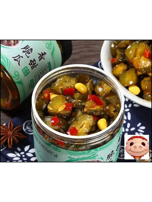 Маринованные огурцы в банке, 1 шт, 230 г, 1 шт, 230 г, фото 2