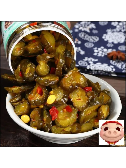 Маринованные огурцы в банке, 1 шт, 230 г, 1 шт, 230 г, фото 3