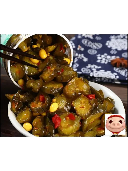 Маринованные огурцы в банке, 1 шт, 230 г, 1 шт, 230 г, фото 4