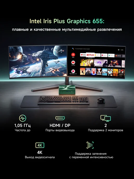 BMAX Мини-ПК B6 (Intel Core i3-8109U, RAM 12 ГБ, SSD 256 ГБ, 12 ГБ, 256 ГБ, фото 5