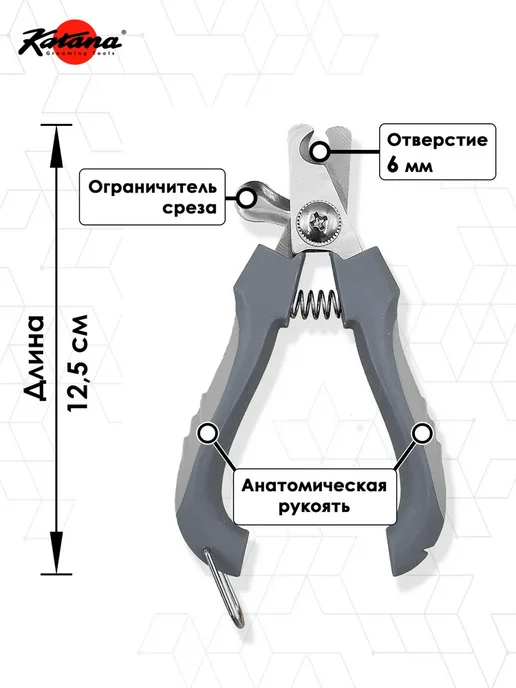 Комплект ПРЕМИУМ Когтерез с ограничителем для кошек и собак, вариант, фото 6