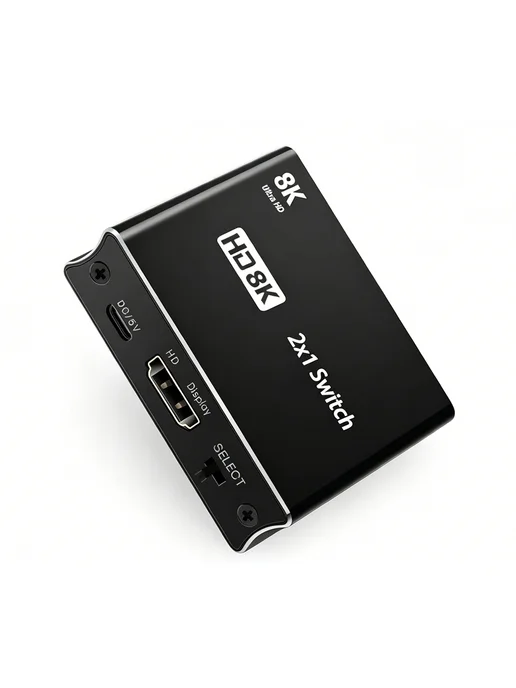 8K HDMI переключатель 2х1 для видео, 2x1, фото 7