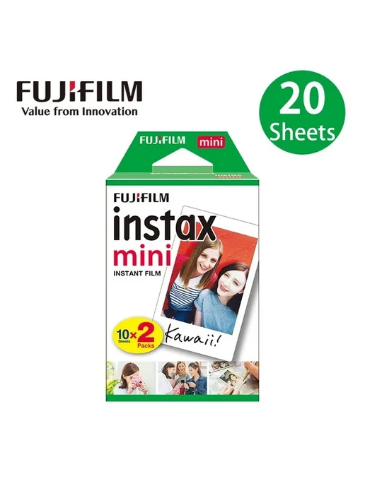 FUJIFILM Instax Mini фотобумага, 10 листов, Black Frame, 20 шт