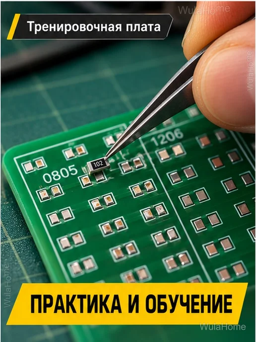 Обучающий набор для пайки SMD компонентов DIY, вариант, фото 5