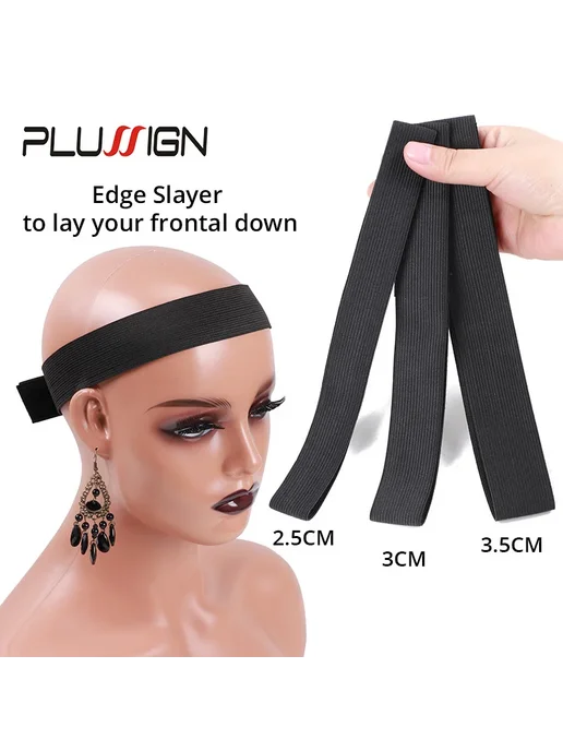 plussign Резинки для краев волос регулируемые, 2.5-4 см 3cm, вариант, фото 3