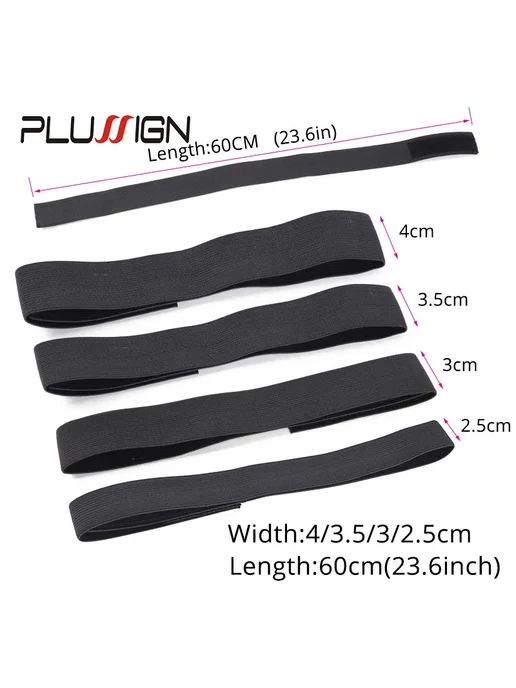 plussign Резинки для краев волос регулируемые, 2.5-4 см 3cm, вариант, фото 4