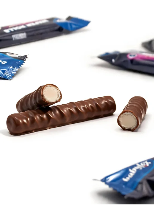 Трубочки Baby Fox Wafer Rolls с молочной начинкой, 26х16 гр, 26x16, 16 г, фото 2