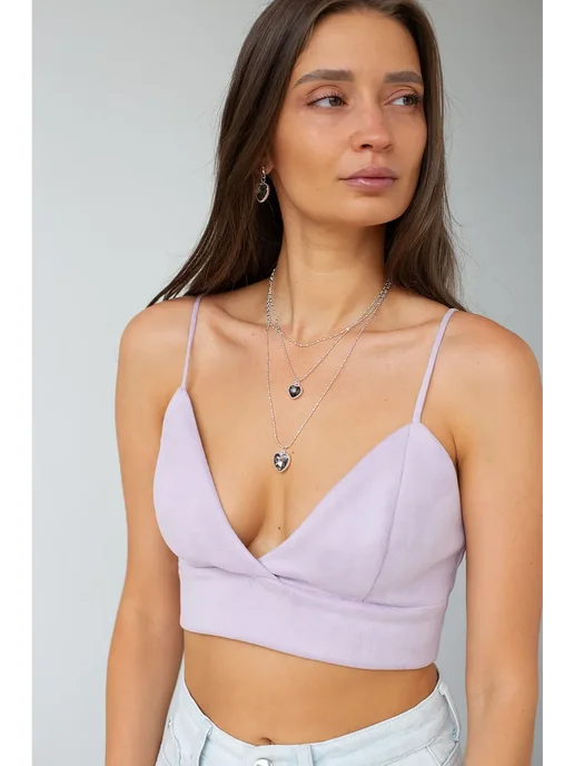 Alla Freud Jewellery Чокер цепь с кристаллами сердечки, серый, фото 2