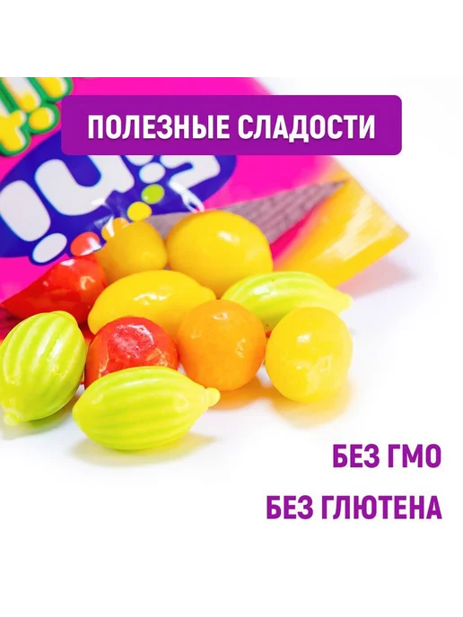 FINI Жевательная резинка "Фруктовый салат", 2 шт90гр. Без, 90 г, фото 2