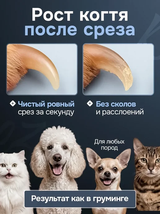 когтерезка с подсветкой для кошек и собак, белый, фото 6