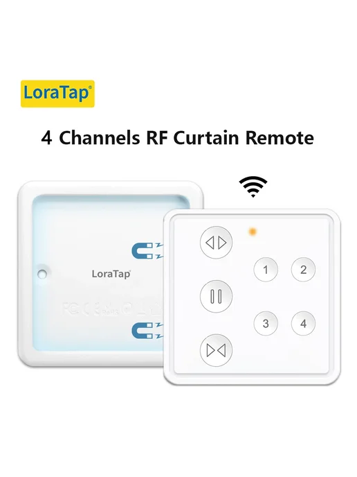 LoraTap 4-канальный RF пульт для штор, вариант