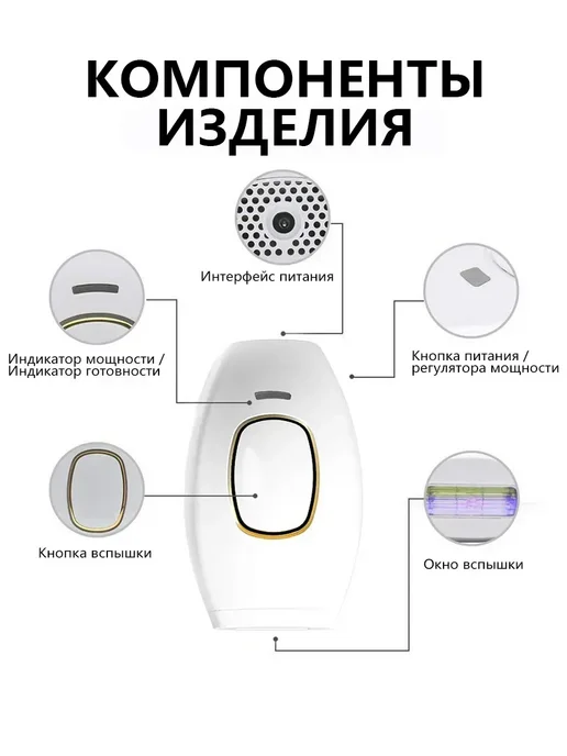 Лазерный фотоэпилятор для домашнего использования, вариант, фото 3