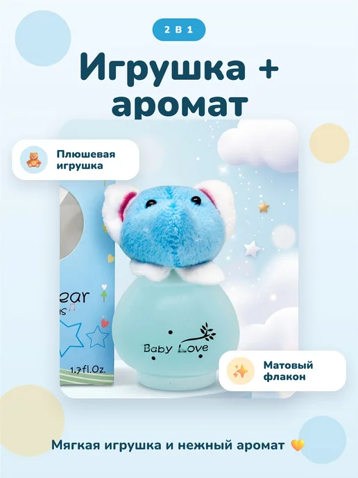 Духи детские для детей Beibei Bear Слоник 50 мл, 50 мл, фото 2