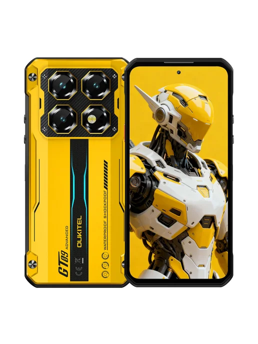 Смартфон OUKITEL Wp60 16/512 ГБ, желтый