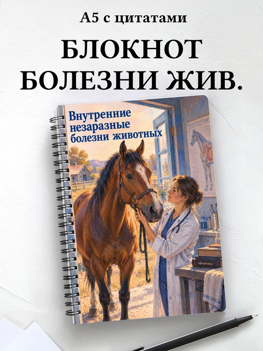 Блокнот Внутренние незаразные болезни животных
