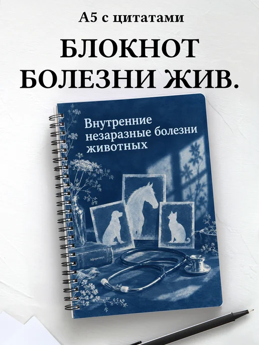 Блокнот Внутренние незаразные болезни животных