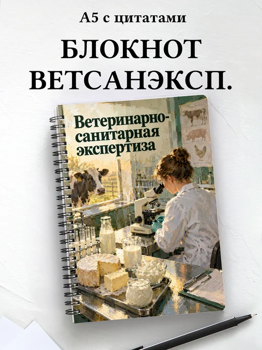 Блокнот Ветеринарно-санитарная экспертиза