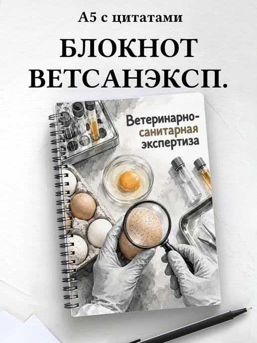 Блокнот Ветеринарно-санитарная экспертиза