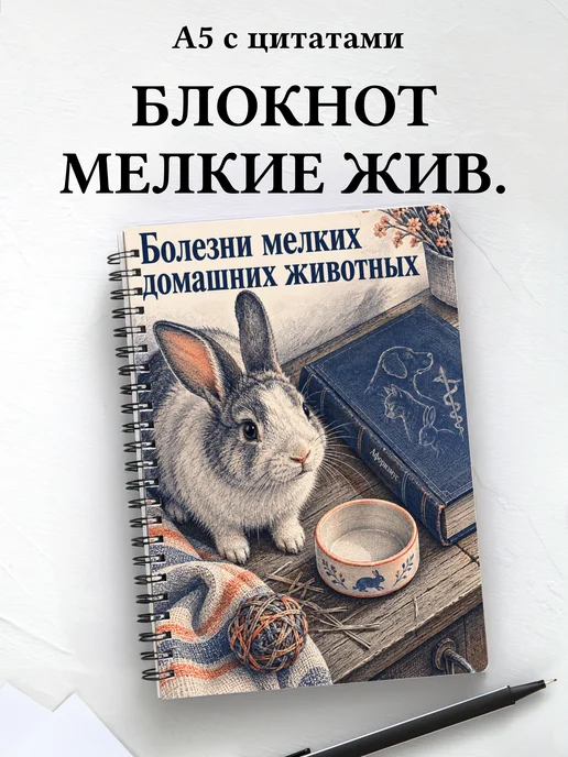 Блокнот Болезни мелких домашних животных