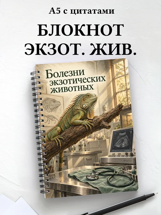 Блокнот Болезни экзотических животных