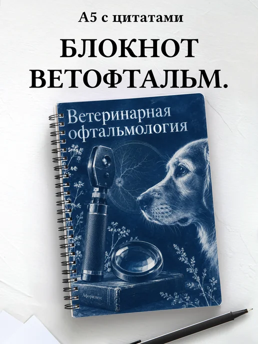 Блокнот Ветеринарная офтальмология с мотивирующими цитатами