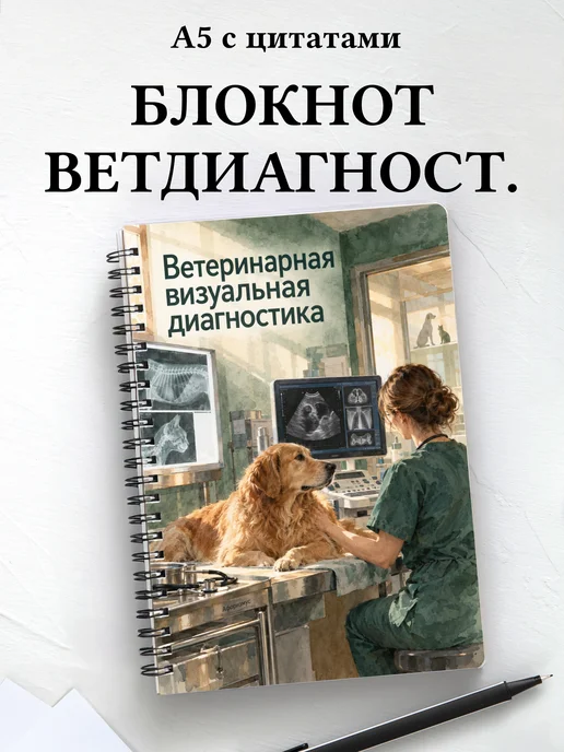 Блокнот Ветеринарная визуальная диагностика