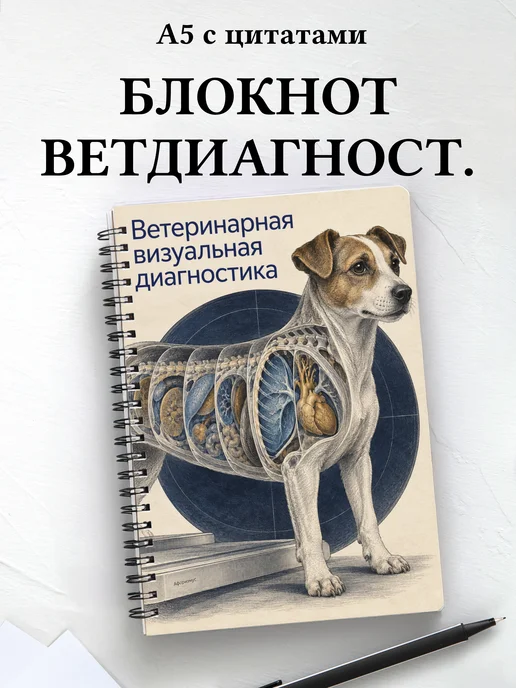 Блокнот Ветеринарная визуальная диагностика