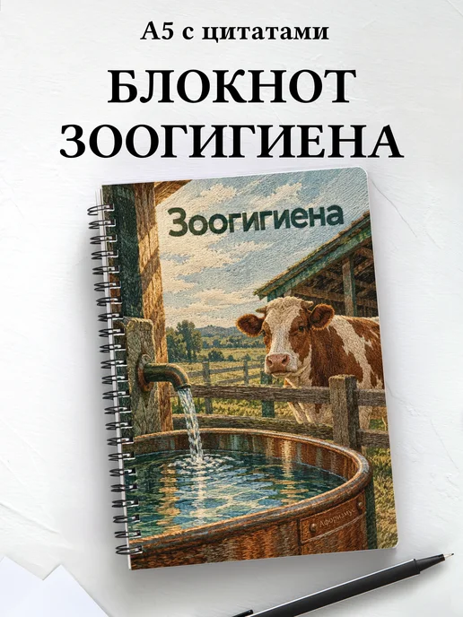 Блокнот Зоогигиена с мотивирующими цитатами