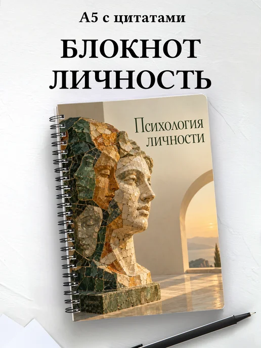 Блокнот Психология личности с мотивирующими цитатами