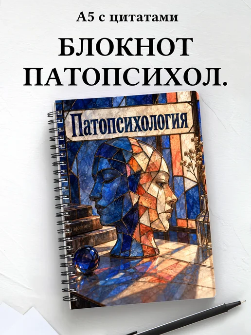Блокнот Патопсихология с мотивирующими цитатами