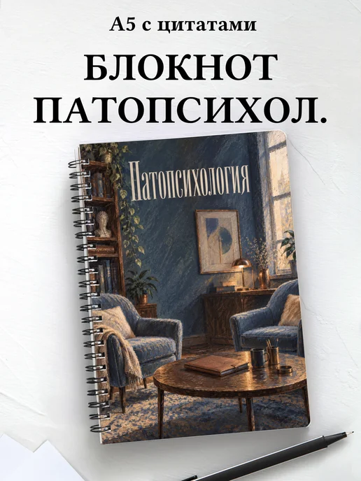 Блокнот Патопсихология с мотивирующими цитатами