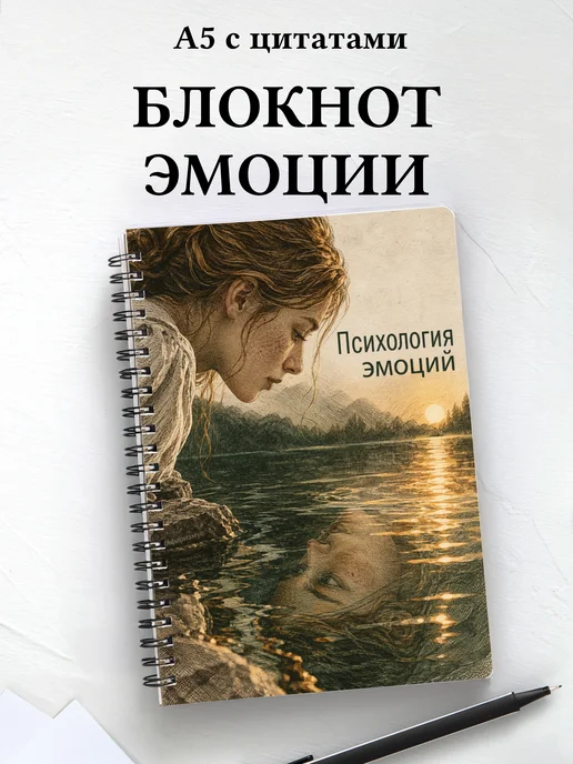 Блокнот Психология эмоций с мотивирующими цитатами