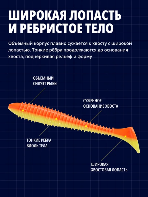 BIG FISH Большие силиконовые приманки для рыбалки на щуку судака, вариант, фото 4