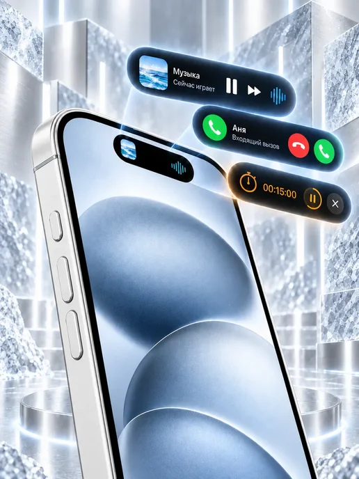 Смартфон Apple iPhone 15 Pro 128 ГБ, белый, фото 2