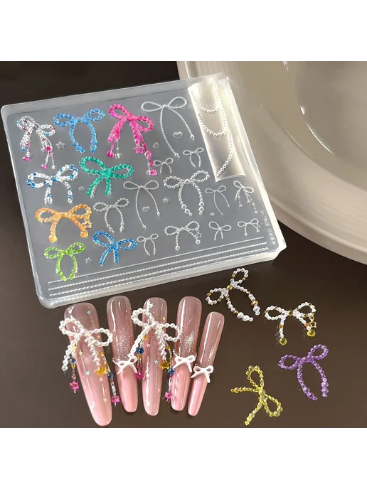 PONYTREE трафареты для маникюра silicone MP8608A01, вариант, фото 2