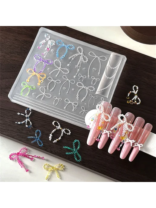 PONYTREE трафареты для маникюра silicone MP8608A01, вариант, фото 5