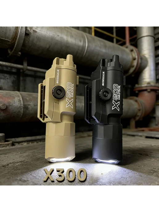 Нет бренда Фонарь X300 для страйкбола black 5pcs, 5 шт, фото 2