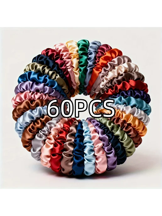 wendolce Эластичные резинки для волос PJ005-60PCS-H, вариант