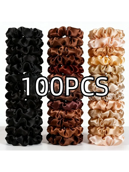 wendolce Эластичные резинки для волос PJ005-100PCS-G, вариант